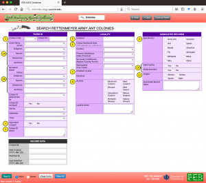 AAGC Colony Search Page
