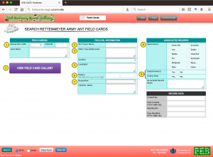 AAGC Field Card Search Page